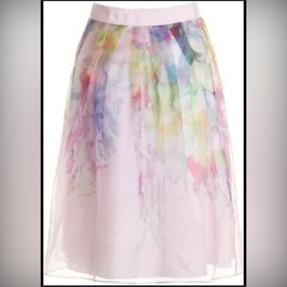 Ted baker hanging gardens midi skirt. Knee length. Sz 2